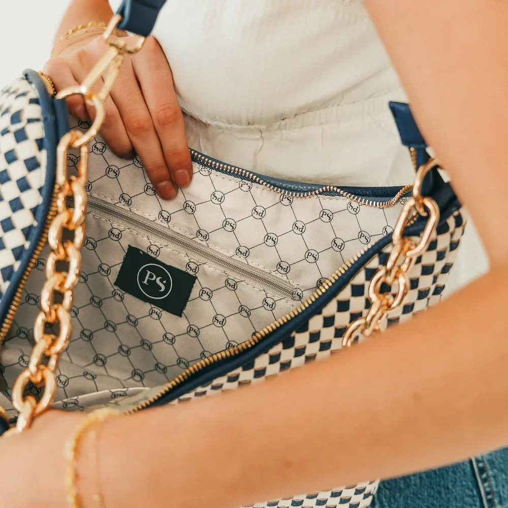 Pretty Simple Accessory Pretty Simple Sienna Slouchy Woven Shoulder Bag