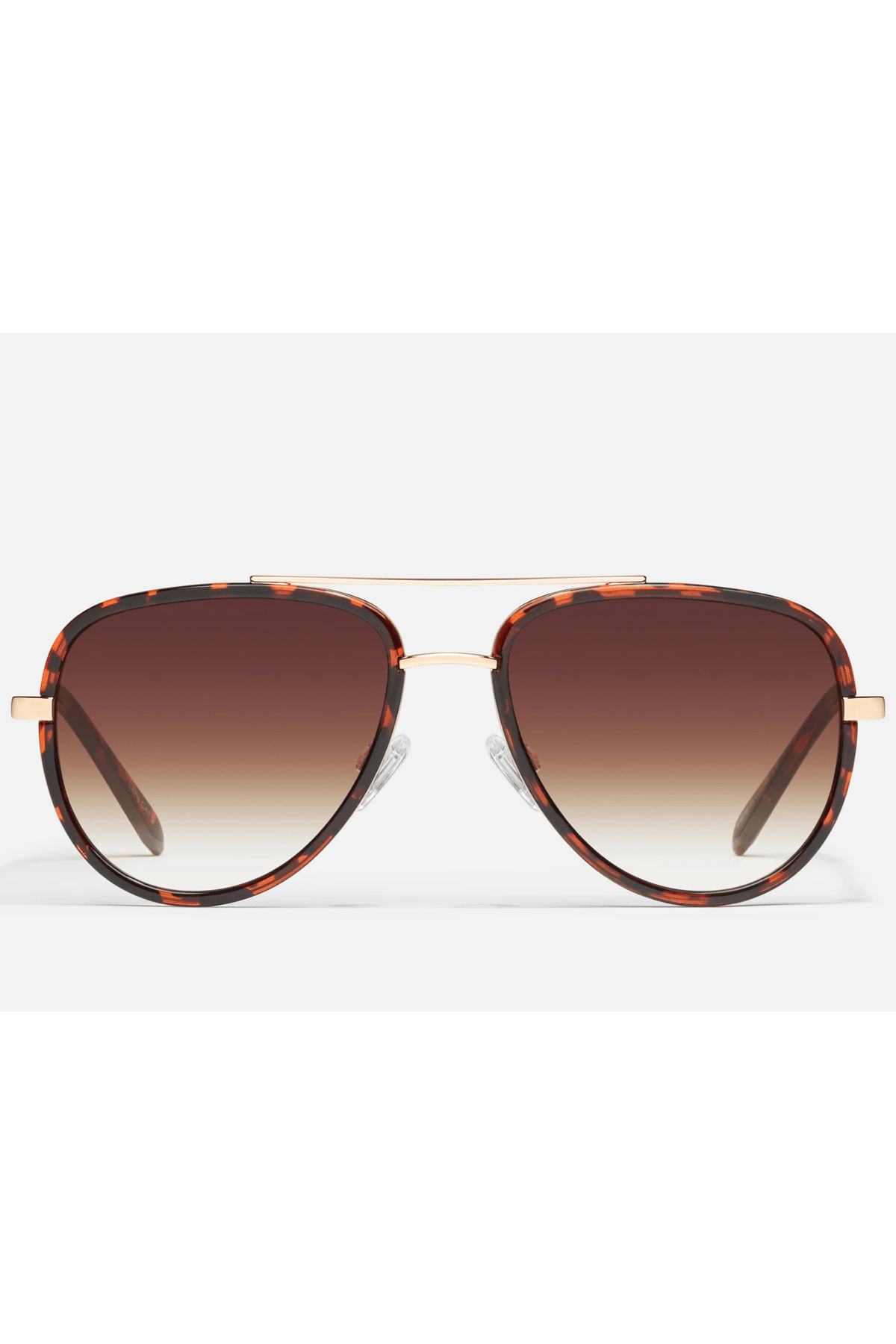 Quay All In Mini Sunglasses-- Tortoiseshell