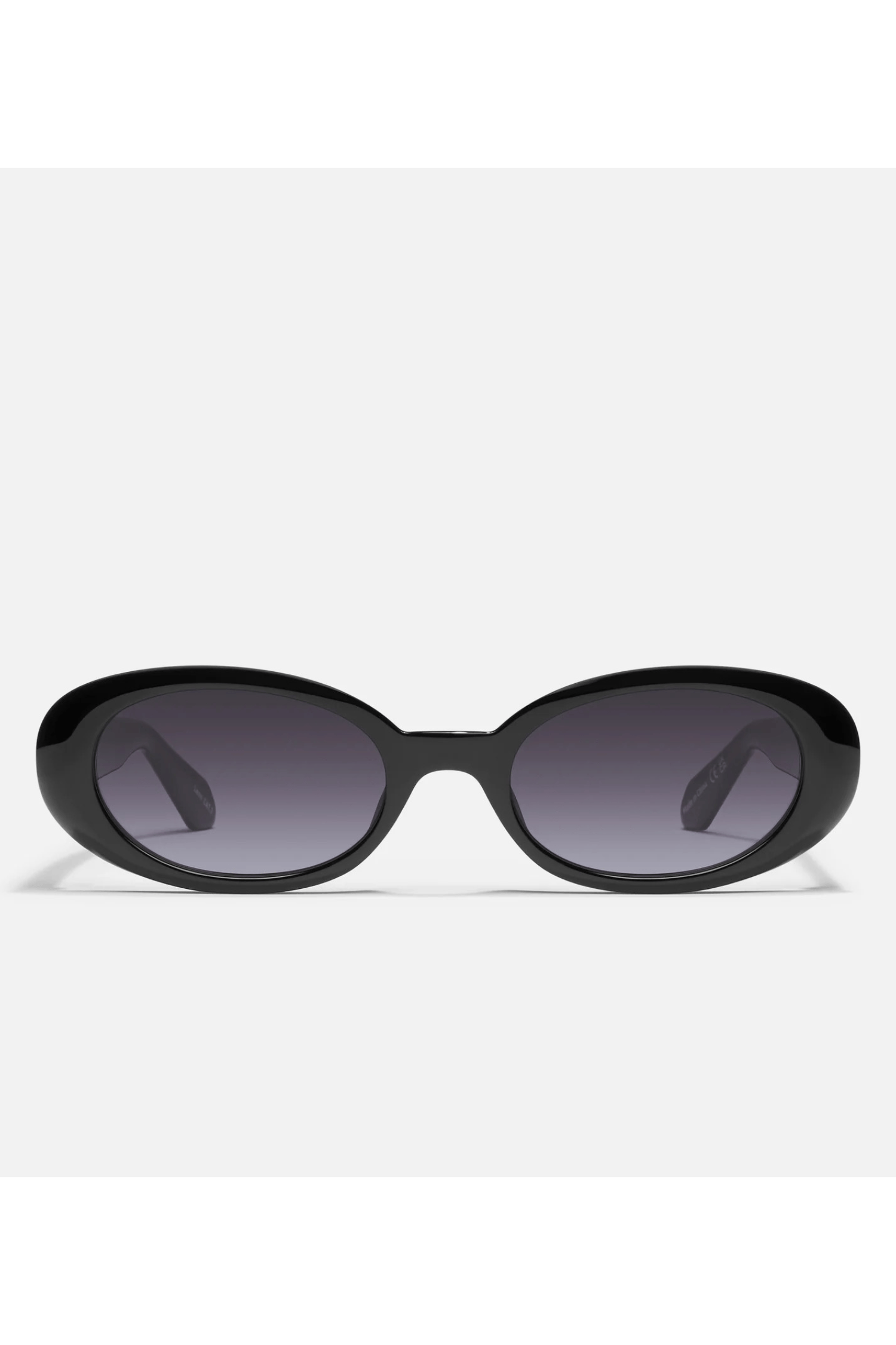 Quay Felt Cute Sunglasses-- Black/Smoke