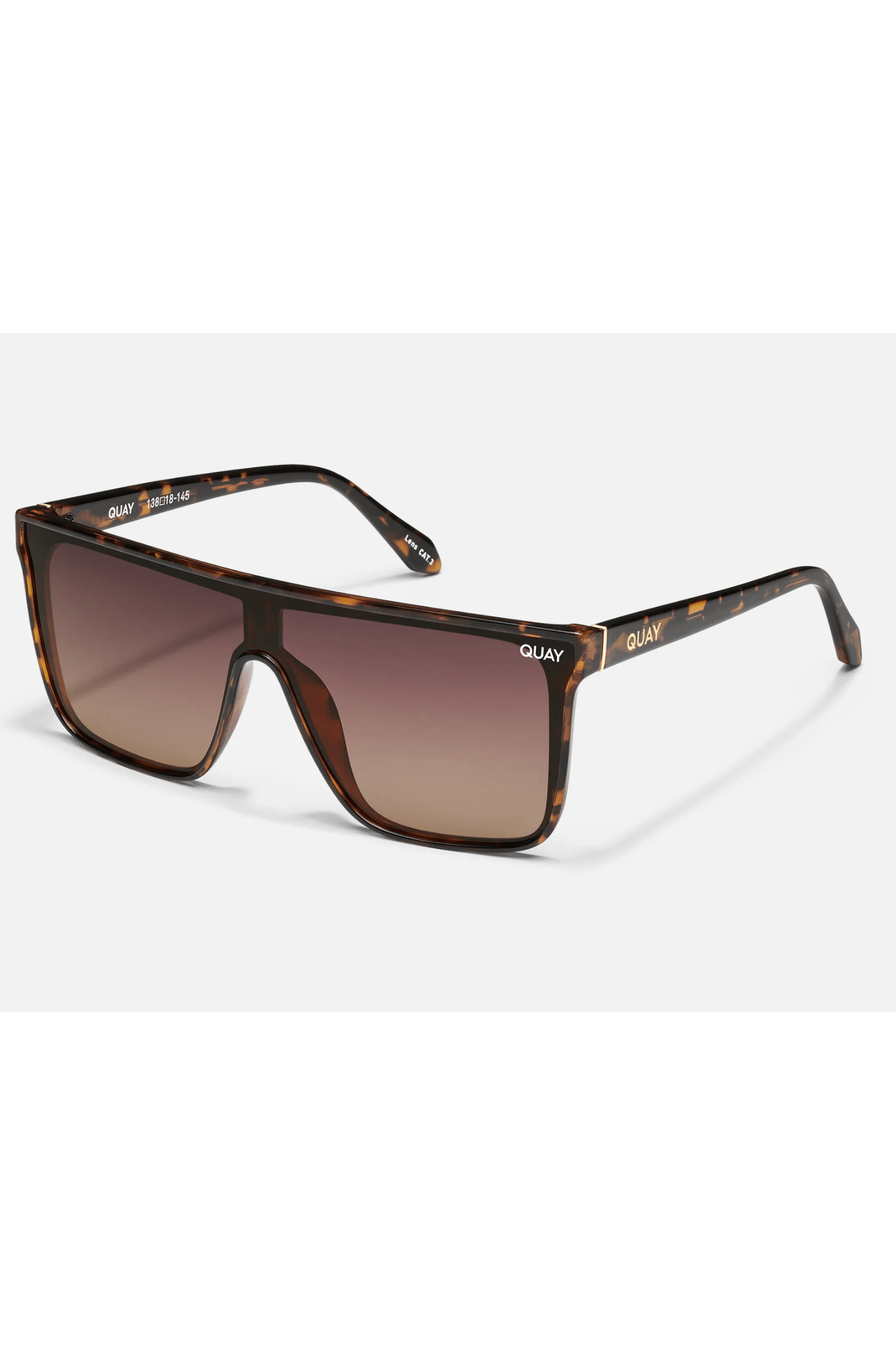 Quay Sunglasses Quay Nightfall Sunglasses-- Tortoiseshell/Brown