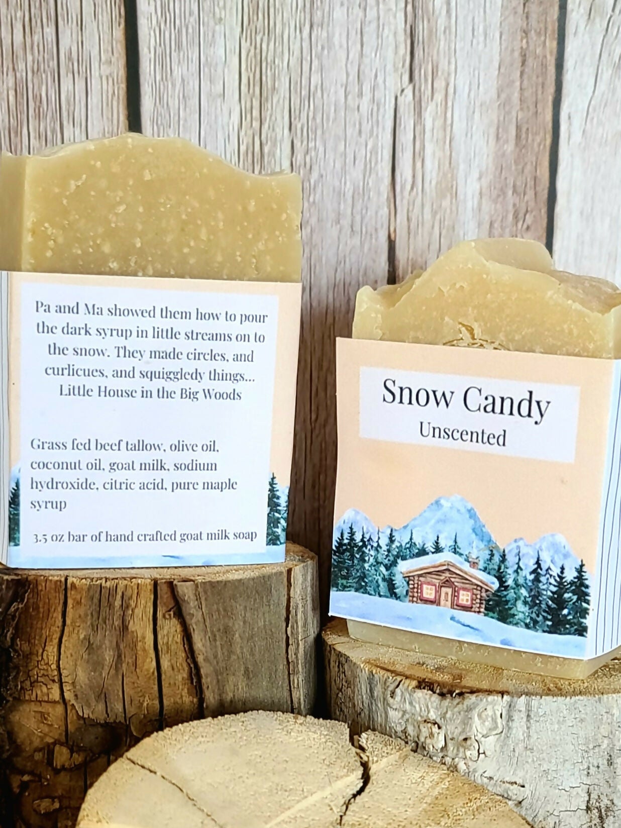 Snow Candy Goat Milk Soap