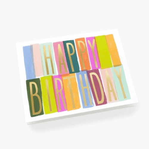Happy Birthday Greeting Card - Mulit