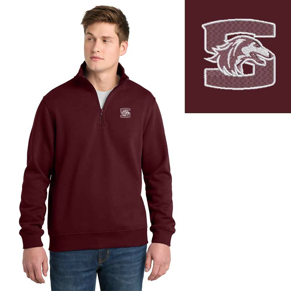 S-Dawg Logo Embroidery - Sport-Tek - 1/4-Zip Sweatshirt