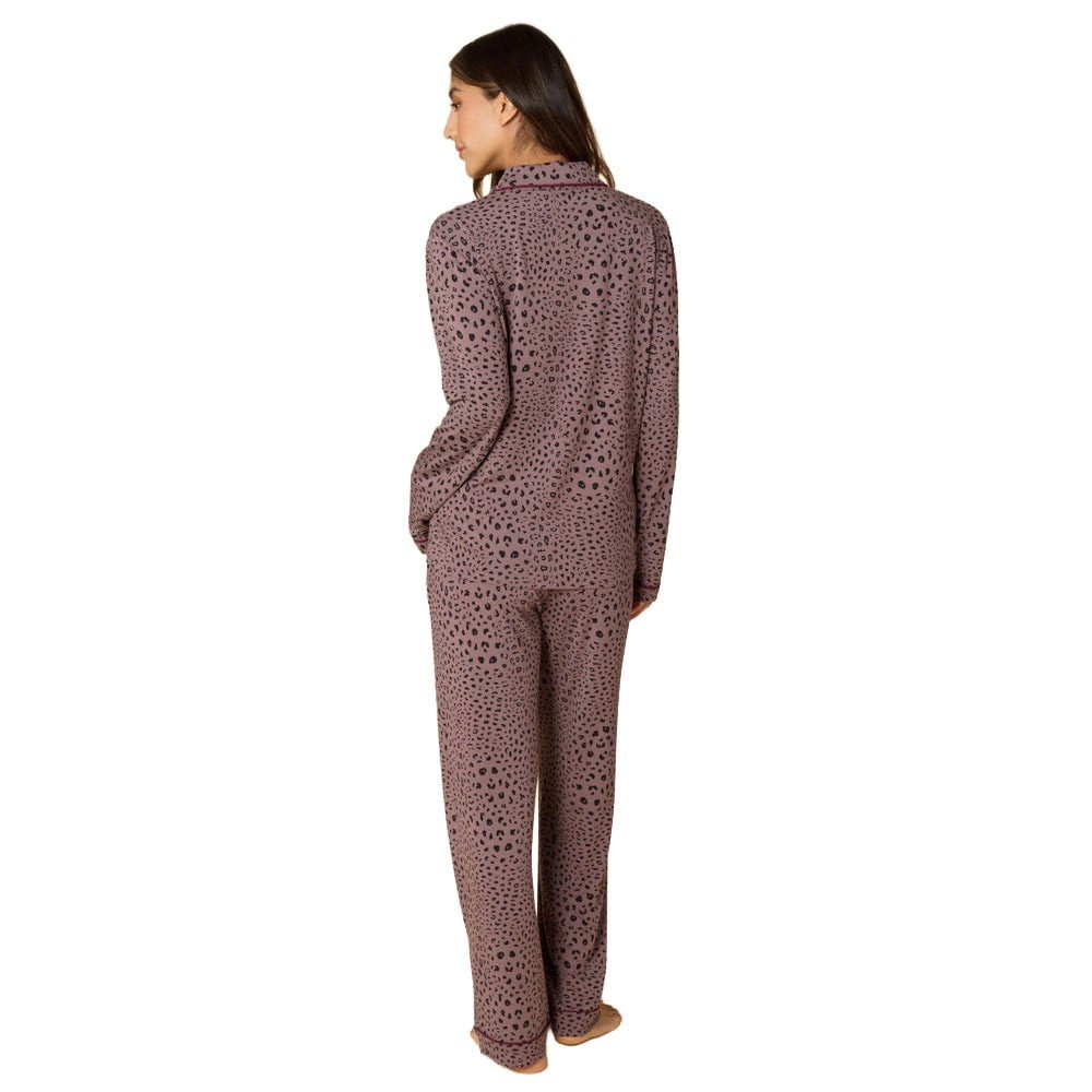 Softies Aria Sleep Soft Slim Notch Collar Pajama Set