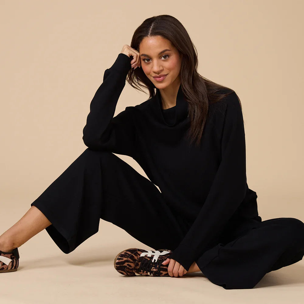 Softies DreamTech Cowl Neck with Pleated Pant
