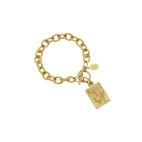 Susan Shaw Bird Bam Mahjong Toggle Bracelet