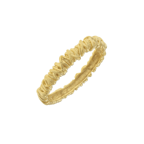 Susan Shaw Paris Bangle- Vintage Gold