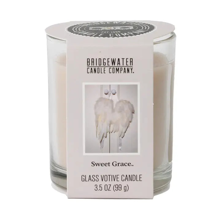 Sweet Grace Glass Votive Candle