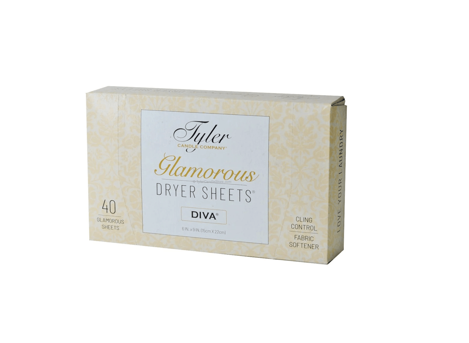 Tyler Candle Glamorous Dryer Sheets-- Diva