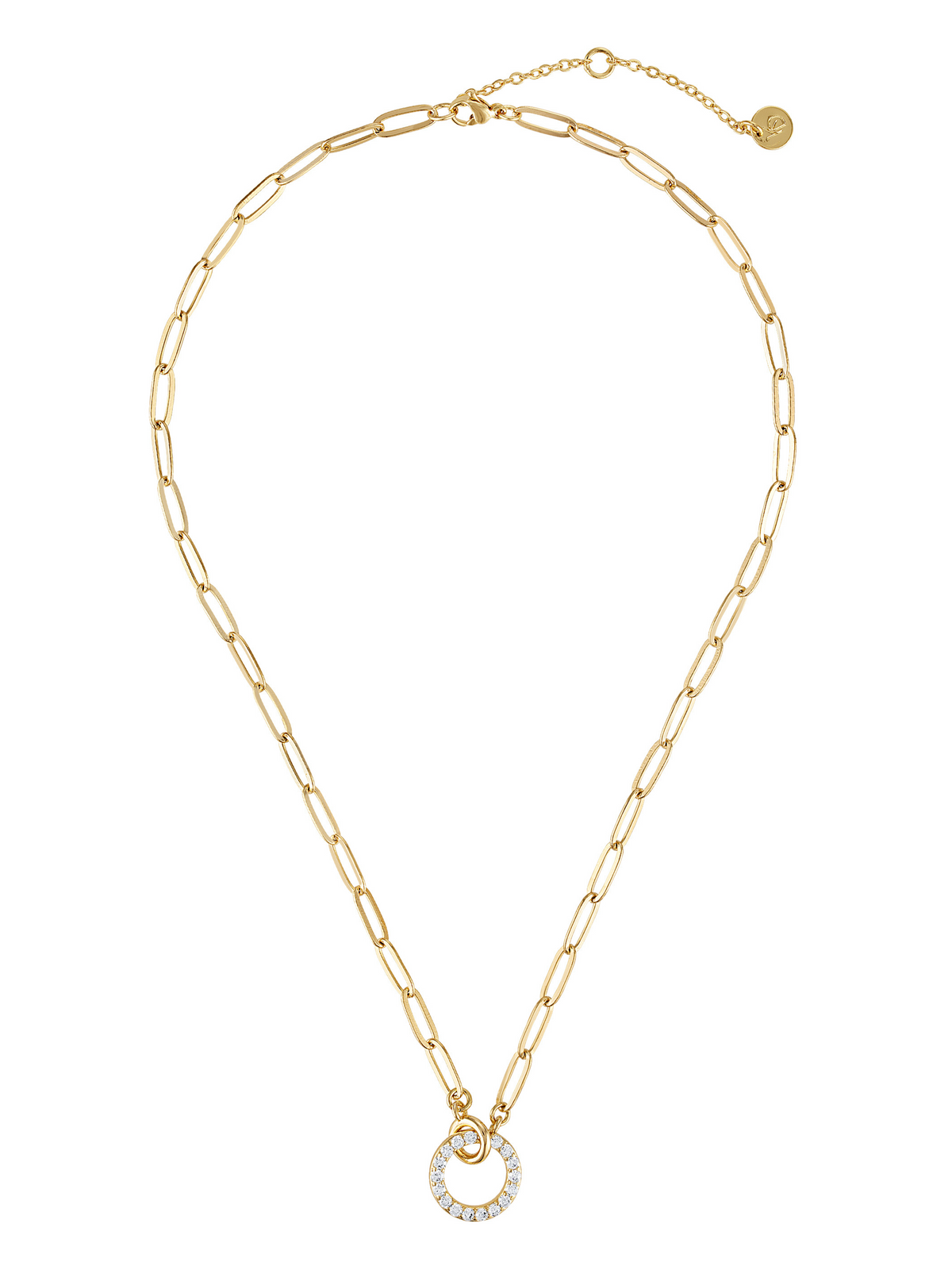 Cyrus Interlocking Circle Necklace