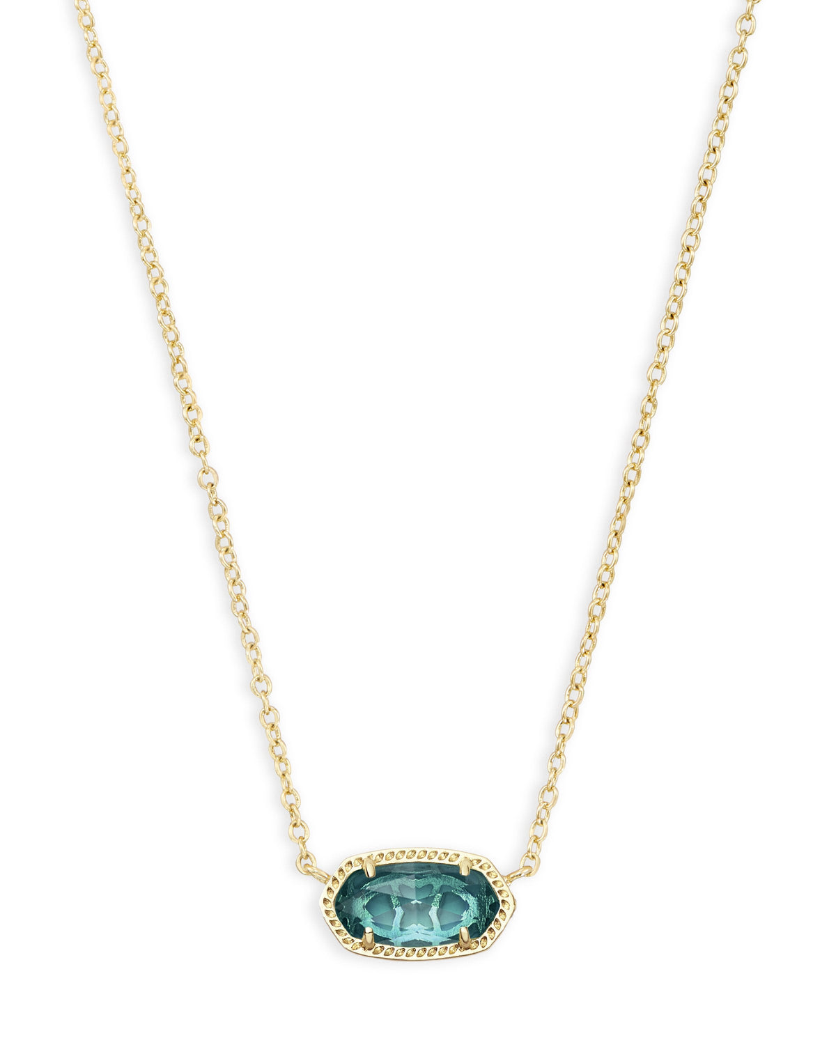 Kendra Scott Elisa Necklace-- Gold London Blue