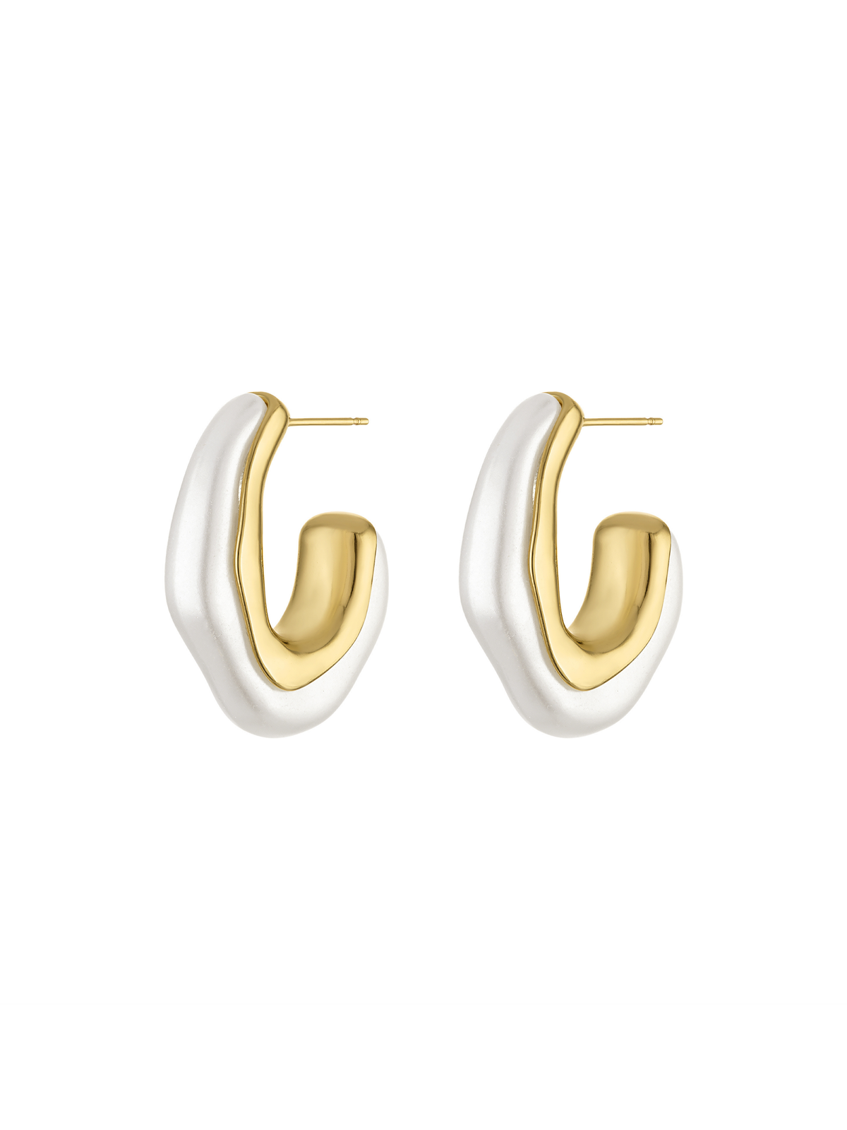 Miranda Shell Pearl Retro Earrings