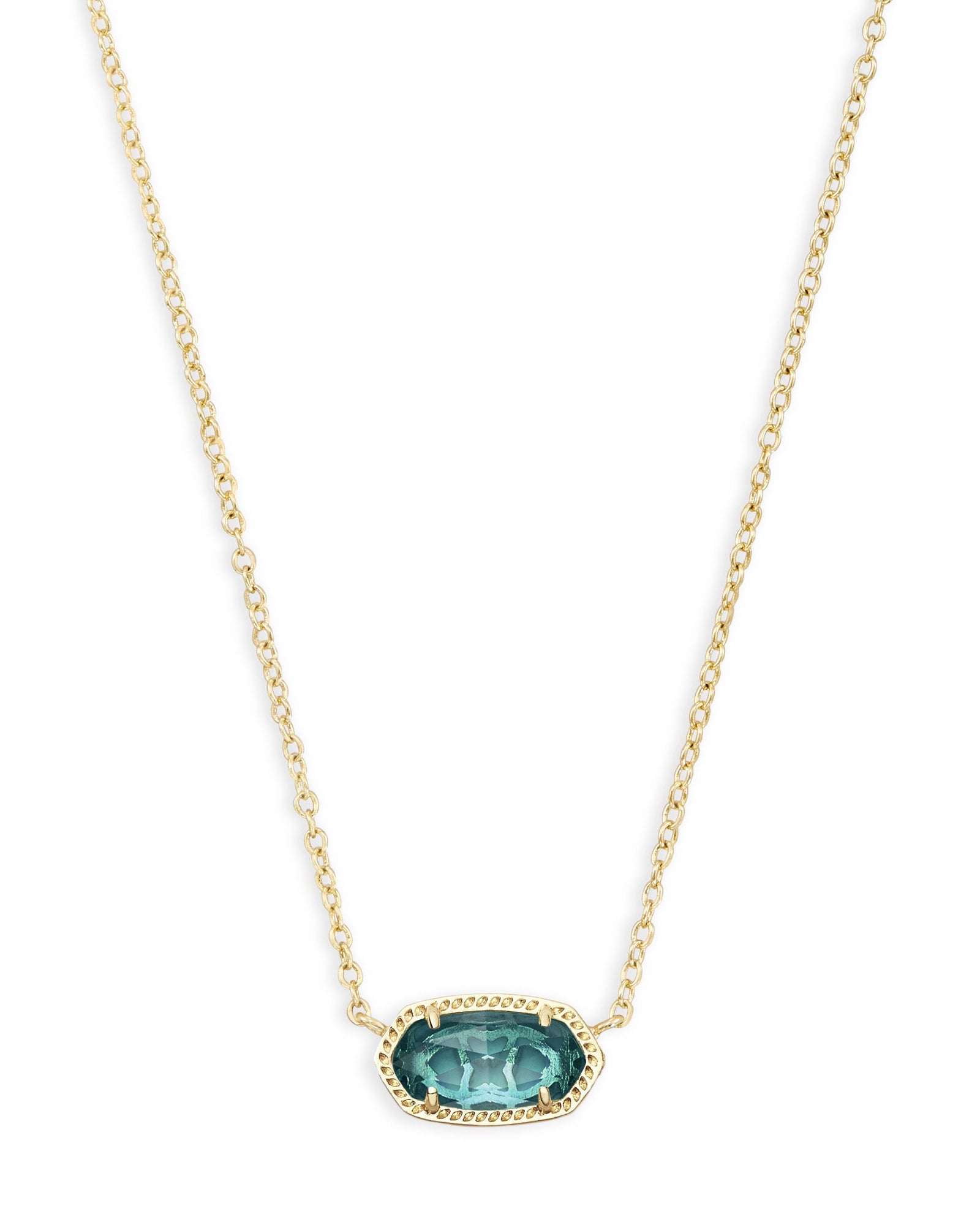 Kendra Scott Elisa Necklace-- Gold London Blue