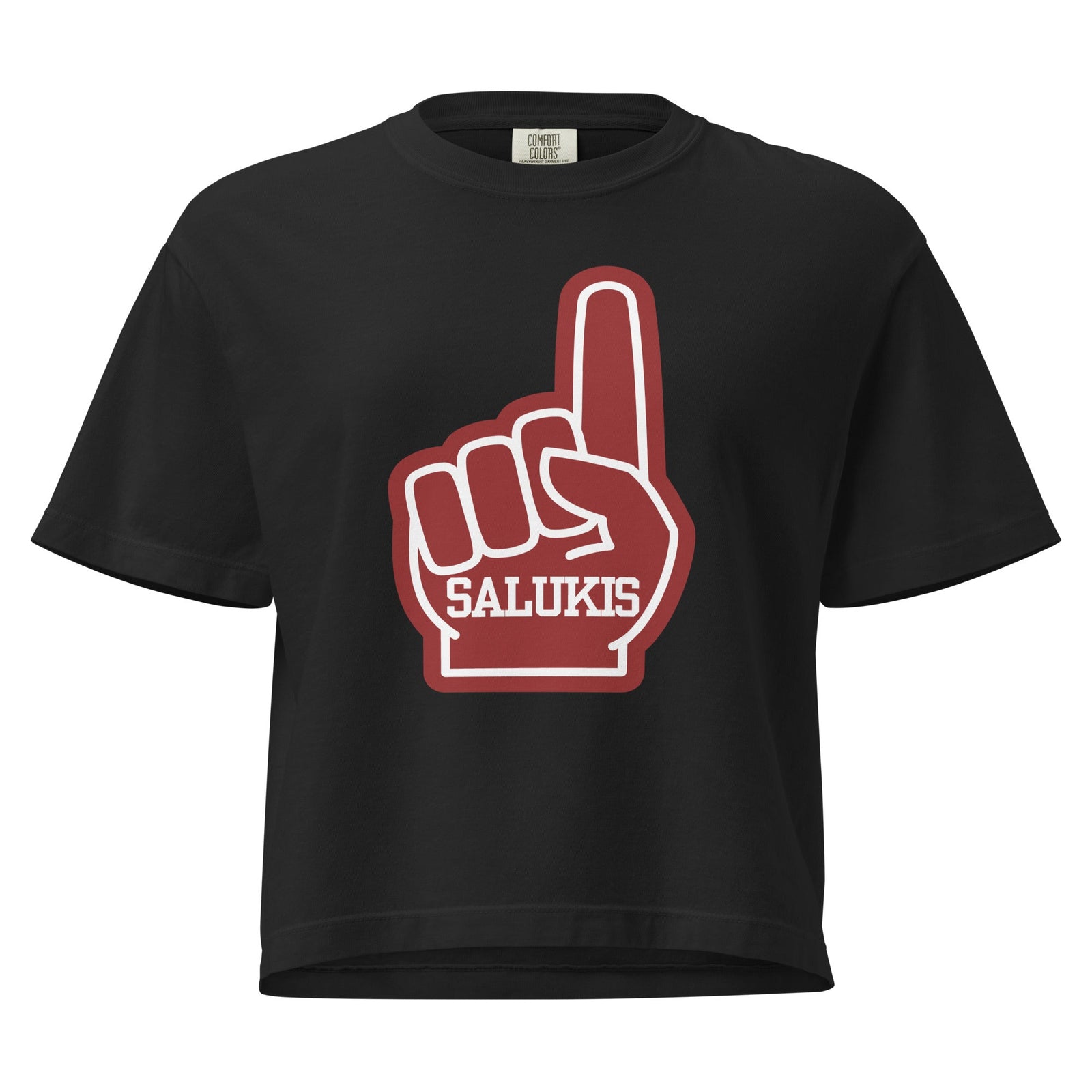 “Salukis #1 Foam Finger” Women’s Boxy Tee