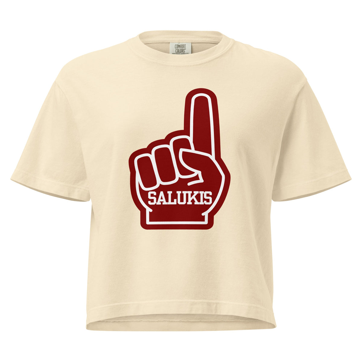 “Salukis #1 Foam Finger” Women’s Boxy Tee