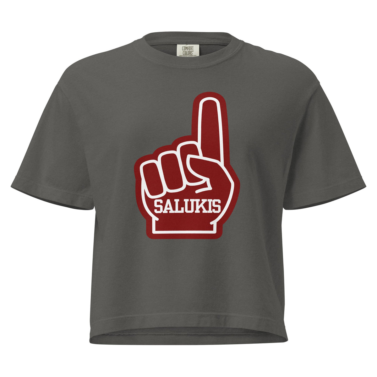 “Salukis #1 Foam Finger” Women’s Boxy Tee